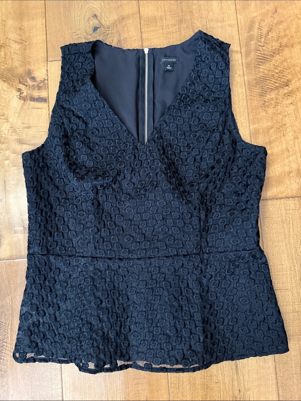 Ann Taylor Peplum Top- 10